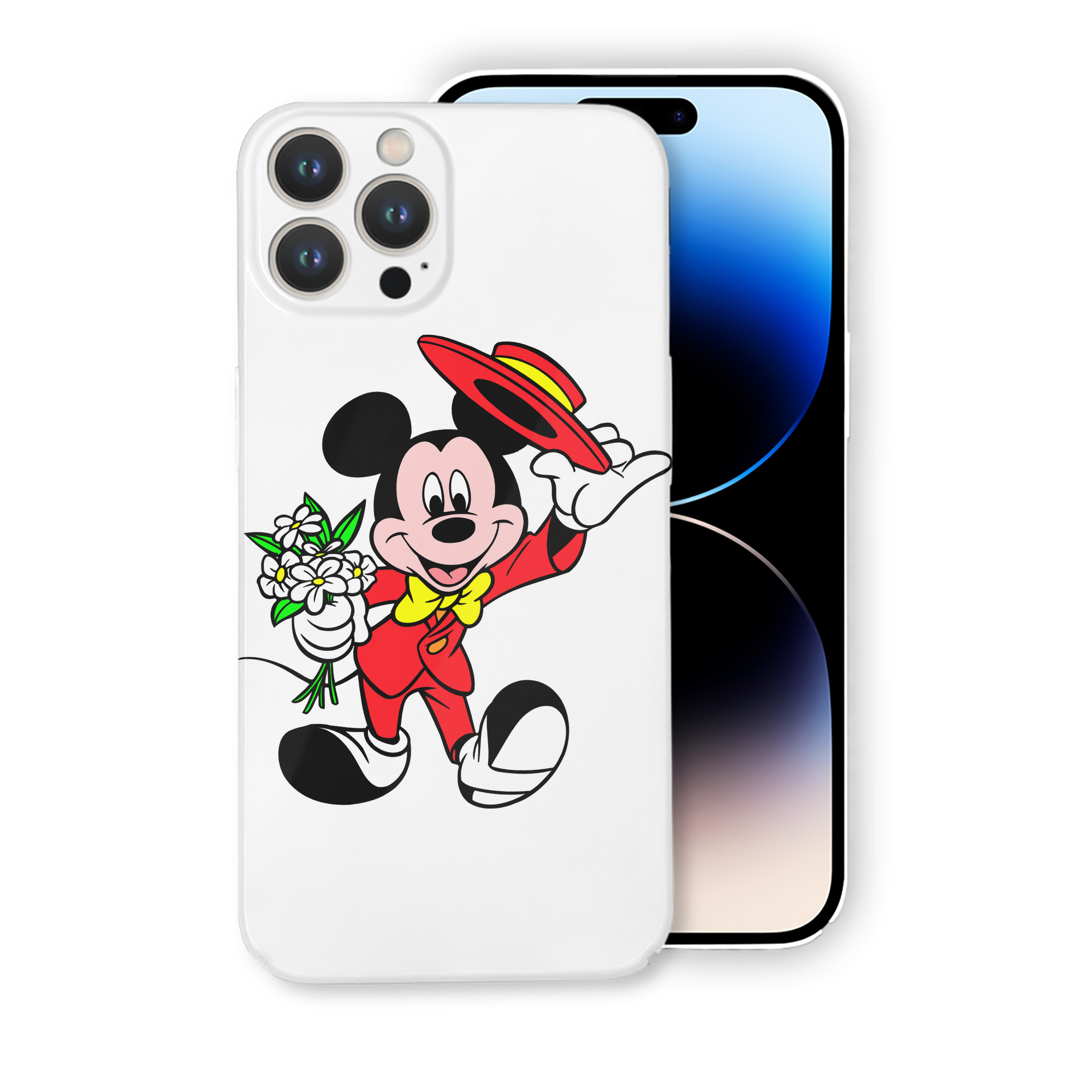 （画像用） ミッキーマウス Mickey Mouse 【iPhone 14シリーズ対応】ハードケース